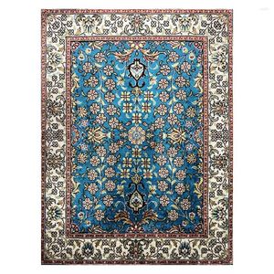 Tapis tapis noué à la main tapis en soie tapis persans vente tapis de sol oriental taille 1.5 'x 2'