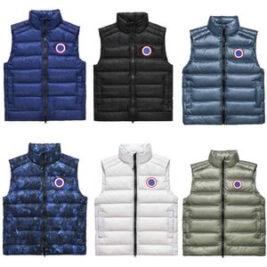 Gilet Mens Puffer Yelek Tasarımcısı Kış ceket kolsuz yüksek boyun aşağı ceket moda trend yelekleri kadınlar ve erkekler için sıcak palto tasarımcısı yelek erkek ceketler