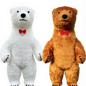 White Bear Inflatable Costume for Kids, 2M/2.6M/3M, Perfect for Birthday Parties, Role Play, and Funny Props