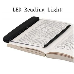 Kitap Işıkları LED Işık Okuma Gece Düz Plaka Taşınabilir Yenilik Lightwedge Masa Lambası Ev Kapalı Çocuk Yatak Odası Damlası Düzeneği Lightti Dh8c4