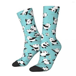 Erkek Çoraplar Tüm Seasons Crew Çorapları Panda Hayvan Harajuku Komik Hip Hop Erkekler İçin Uzun Aksesuarlar Kadın Doğum Günü hediyesi