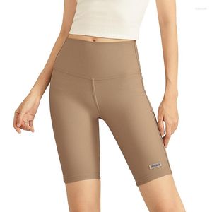 Aktif Şortlar Kadınlar için kaliteli yoga pantolon yüksek katlı kısa pantolon nefes alabilen koşu bisiklet taytları fitness sıkı yaz giymek