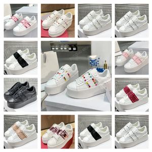 Ven Shoe En İyi Kalite Amore One Stud Low Sneakers Adsız Sneaker Deri Kadın Unisex Sneaker Beyaz Platform Tasarımcı Sneaker