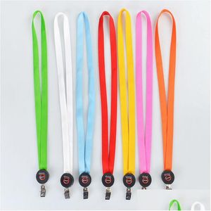 Colorful LED Light Up Lanyard with 3 Flashing Modes for Keys and ID Badges