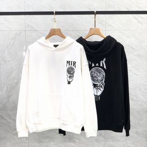 ABD Şık Sonbahar Kış Erkekleri Kristal Ball Hoodie Tutan Kış Hoodie Sıradan Kapüşonlu Sweatshirt Kazak Kadınlar İçin 23FW