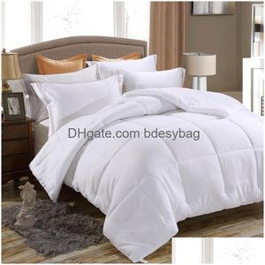Comforters Sets Down Alternative Comforter Duvet Insert Medium Weight For All Season Fluffy Warm Soft Hypoallergenic49 Drop Delivery H Dhos4