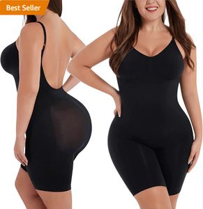 Fabriek groothandel Shapewear voor vrouwen buikcontrole bodysuit mid dij butt lifter body shaper shorts gratis verzending kim kardashian skims