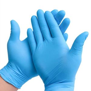 vente en gros gants jetables en nitrile bleu sans poudre pour l'inspection laboratoire industriel maison et supermarché noir blanc violet confortable