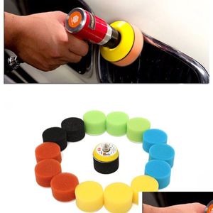 Car Polishers 16Pcs/Set Polishing Pad For Polisher 2 Inch 50Mm Circle Buffing Tool Kit Wax Pidora Drop Delivery Mobiles Motorcycles Dhlzf