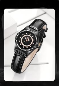 Женские часы Часы высокого качества Роскошные деловые часы с поясом с бриллиантами Водонепроницаемые часы