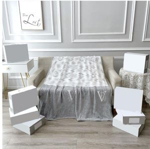 Dapu cobertor imitação de lã macia cachecol xale luz quente treliça sofá cama com caixa