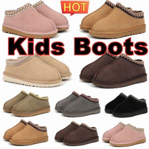 детские австралийские сапоги Tasman Booties для малышей Ультра Мини-ботинки Тапочки на платформе детская обувь детские дети молодежь младенцы дизайнерские мальчики девочки черные теплые aus r5IF#