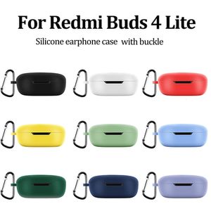 Аксессуары для наушников, силиконовый чехол для Xiaomi Redmi Buds 4 Lite, противоударный защитный чехол ярких цветов для наушников Buds4, чехлы 230918