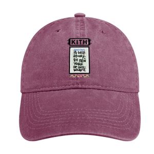 Top Caps Kith NYC Kovboy Şapkası Güneş Koruyucu Sınırlar Kadın Şapkaları Güneş Erkekler 230918