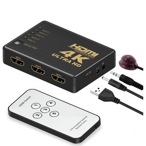 HDMI Switch 4K 3 Port HDMI Splitter 3 in 1 Out HDMI Switcher 3x1 Selector with Pigtail HDMI Cable Multi hdmi Adapter Supports 4K Full HD 1080P