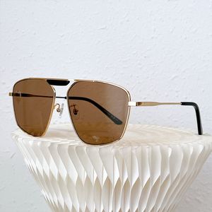 Мужские и женские модные классические оптические солнцезащитные очки, темперамент, высококачественная металлическая оправа, подходящие для модных уличных солнцезащитных очков, верхняя оригинальная коробка BB0246S