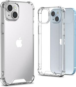 Transparent Shockproof Acrylic Hybrid Armor Hard Phone Cases for iPhone 15 14 13 12 11 Pro XS Max XR 8 7 6 Plus