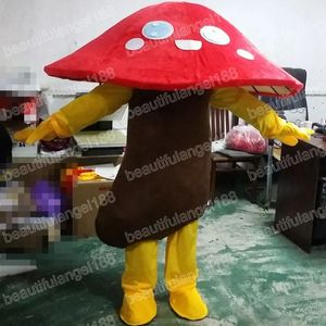 Halween Mashroom Mascot Costumi di alta qualità Caratteri a tema carnivale di carnival unisex per adulti abiti da festa di Natale abito da festa di Natale