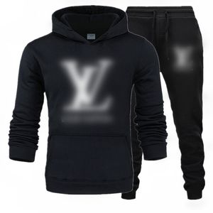 2024 Mens Trailsuit Luxury Designer Tracksuit 2 Parça Set Gündelik Hoodies Sweatshirt Sweatyants Suit Genç Spor S-3XL Giyim Basılı Spor Giyim Markası