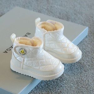 Çin Kış Çocuk Ayakkabıları FD923 Büyük Pamuklu Kar Botları, Erkek Kadın Öğrenci İyi Kalitesi