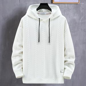 Herren Hoodies Herren Plus Size 10xl Festkombinationshodie Frühling Herbst Kapuze -Sweatshirt Männlich Big 9xl Pullover Weiß schwarz 150 kg