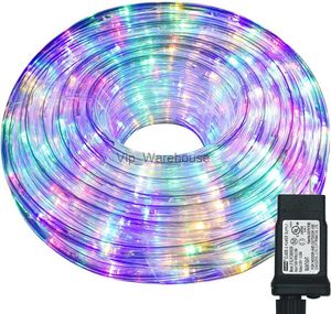 LED String Party 10/20/30m LED su geçirmez halat ışıkları 8 Mod Düşük Voltaj LED Halat Tüp Dize Işıkları Noel Partisi Bahçe Veranda Yolu HKD230919