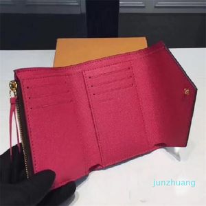 Klasik tasarımcı cüzdan çantası bütün bayan kısa cüzdan cüzdanlar renkli kart tutucu kadınlar hasp cep kartları tutucular