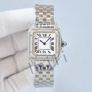 Kadınlar Kadınlar için Square Watch Diamond Women Bayanlar İçin İzle Kuvars Paslanmaz Çelik Kadınlar Katlanır Toka Altın Saatler Montre De Luxury Wristwatches Dhgates