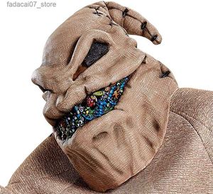 Diğer Etkinlik Partisi Noel'den Önce Kabusu Malzemeler Oogie Boogie Cosplay Maske Kostümü Lateks Kask Cadılar Bayramı Partisi Karnaval Props Q230919