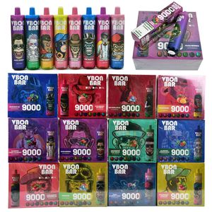 Одноразовая электронная сигарета RGB Vape VBON 9000 Puffs Mesh Coil Одноразовые электронные сигареты Ручка для устройства Stick Kit 18 мл Перезаряжаемая батарея