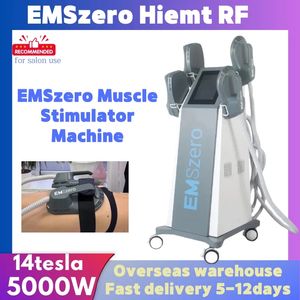 HOT Selling Neo DLS-EMSLIM Nova 14 Tesla 5000W High Power 2/4/5RF Handles Hi-emt Body Sculpt Muscle Stimulate Emszero Machine Factory Cost