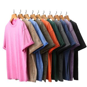 2024 Üreticiler Yeni Tasarım En Kaliteli Sokak Giyim Büyük Boy% 100 Pamuklu Toptan Boşluklar Toplu T-Shirt Unisex