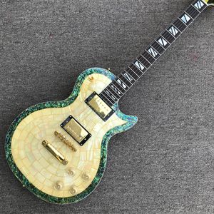 same of the pictures Custom Shop, Made in China,Custom High Quality Electric Guitar,Abalone Inlaid body,Gold Hardware,Free Shipping