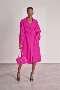 Erkekler Blazers Pembe Yün Kadınlar Suit Blazer Palto Uzun Ceket Kemer Kış Özel Yapımı Kalın Ceket 1 PCS Çift Kesin Kelime Elbise 230920