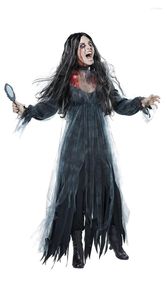 Tema kostüm cadılar bayramı masal cadı üniforma ölümsüz festival vampir elbise hayalet gelin cosplay korku kadın uzun etek