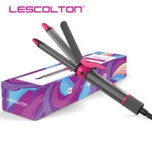 Выпрямители для волос Lescolton 2in1 Керамические щипцы для завивки волос Выпрямитель для завивки волос Роликовые выпрямляющие щипцы для укладки TooIs Палочки с двойным напряжением 230920