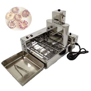 110V/220V Ticari Otomatik Donut Yapım Makinesi Otomatik Donut Maker Paslanmaz Çörek Donut Fryer