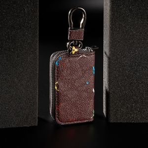 Luxo Modelo Universal Chave Capa Chave Sem Chave ENTRADA Genuíno Entrada Remota Smart Passando Buckle Zip Chave Case Unisex