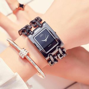 Wristwatches Electroplating Fashion Watches Two-chain Watch Female Non-mechanical