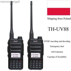 Рация 2 шт. TYT TH-UV88 5 Вт двухдиапазонная 136-174 400-480 МГц портативная рация VOX скремблер FM-радио УФ-трансивер HKD230922