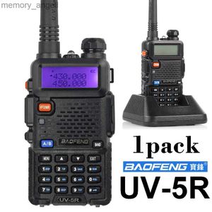 Оптовая продажа рации с фабрики Baofeng UV-5R Рация 10 км двухдиапазонная двусторонняя FM-радио со светодиодным дисплеем UV 5r 5 Вт высокой мощности HKD230922