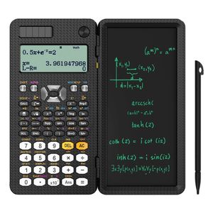 Calculators Solar Scientific Calculator with LCD Notepad 417 Functions Professional Portable Foldable Calculator for Students Upgraded 991ES 230922