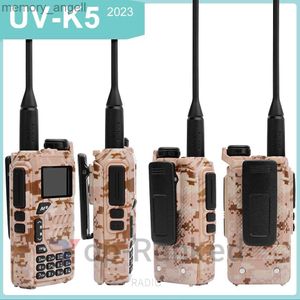 Рация Quansheng UV K5 Портативная радиостанция Am Fm Двухсторонняя коммутаторная станция Любительская любительская беспроводная связь Приемник дальнего действия HKD230925