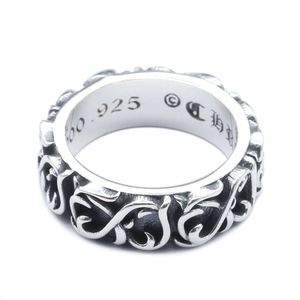 S925 Серебряное кольцо Chromee Heartts Дизайнерская роскошная мода Eternal Vine Thin Edition Персонализированное тайское серебро Высокое качество для мужчин и женщин