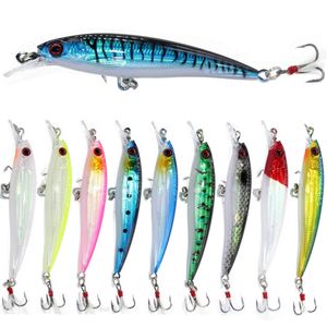 Yemler 1 PCS 7G 7G Minnow Balıkçılık Lures Wobbler Sert Yemler Krankbaits abs Bas Pike Fishing Tackle 230921