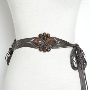 Belts Vintage Belt Handmade Waist Decorations All-Matching Weaving Bohemian Waistband Ethnic Style Casual Chain