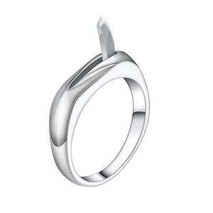 Кольцо из стерлингового серебра S3925 Высокотехнологичное многофункциональное кольцо для самообороны для мужчин и женщин238q