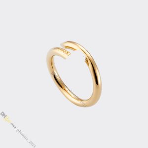Nail Ring Jewelry Designer for Women Designer Ring Titanium Steel Rings Gold-Plated Never Fading Non-Allergic,Gold Ring, Store/21621802