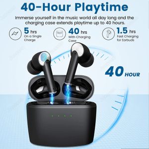 J8 ANC TWS Bluetooth Kulaklıklar Kablosuz Aktif Gürültü Engelleme Kulaklıkları Mikrofik Mikrofon Kulaklıklı Mikrofonlu Kulaklıklar Kulaklıklar Ecouteur Cuffie