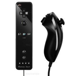 Игровые контроллеры Джойстики Беспроводной пульт дистанционного управления 2 в 1, совместимый с Nintendo Wii с Bluetooth-геймпадом Controle Motion Plus для Wii Nunchuk 230923